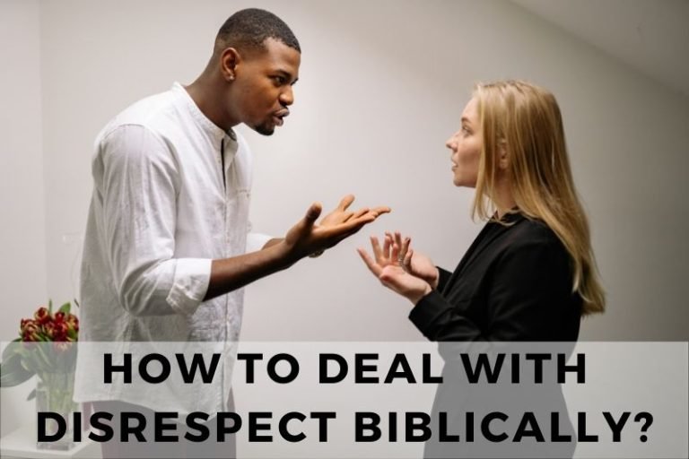 How to Deal with Disrespect Biblically